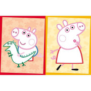 Omaľovánky s voskovkami Prasiatko Peppa