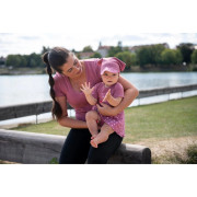 Body šaty tenké KR Outlast UPF 50+ tm.staroružové lastovičky Little Angel