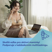 Dvojitá elektrická odsávačka materského mlieka do podprsenky SmartSense Canpol babies