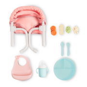 Stolička k stolu pre bábiky s doplnkami LullaBaby