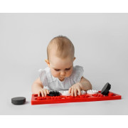 Puzzle senzorické kolieska XL, kontrastné