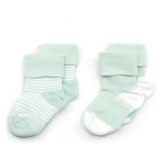 Detské ponožky Stay-on-Socks Mint Stripes veľ. 6-12 m 2 pary
