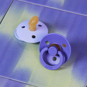 Anatomické cumlíky kaučuk 2 ks 6-18 mesiacov Colour Bibs