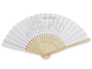 Detský vejár na domaľovanie