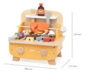 Drevená sada grilovania Viga