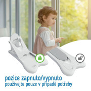 Detský bezpečnostný zámok na posuvné dvere, 2 ks Sipo