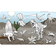 Maľuj vodou zas a znova Dinosaury