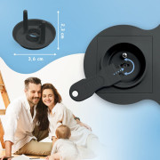 Ochranné kryty na elektrické zásuvky set 12 ks + 2x kľúče Sipo