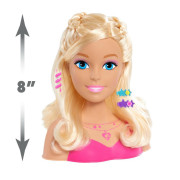 Barbie česacia hlava - blonďavá