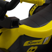 Detské odrážadlo Baby Mix Mega Prime EVA s vodiacou tyčou