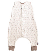 Merino spací vak bio s nožičkami králiky béžová