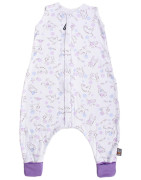 Letný spací vak bambus mačka fialové nohavice Kaarsgaren