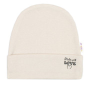 Súpravička do pôrodnice 5D Made with love béžová, cappuccino Baby Nellys