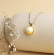 Tehotenská rolnička - zlatá