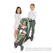 Skladací kočík pre bábiky 3 v 1 s taškou Capriccio 73 cm DeCuevas