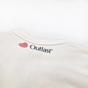 Body tenké zavinovacie DR Outlast® UPF 50+ biela káva Little Angel