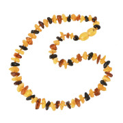 Jantárové korálky pre deti proti bolesti multicolor