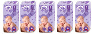 MEGAPACK Detské jednorazové plienky New Love Premium comfort 3 MIDI 4-9 kg 5x48 ks