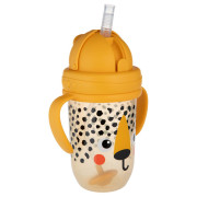 Hrnček nevylievací so slamkou a závažím BabiesBoo 270 ml Gepard Canpol babies
