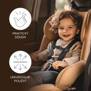 Zámok bezpečnostných pásov pre autosedačky Deluxe Black Zopa