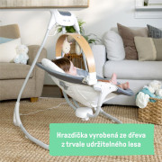 Hojdačka pohupujúca hudobný Parker™ 0 m+, do 9 kg Ingenuity