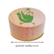 Detská drevená pečiatky Aladine Stampo Bambino, 8 ks - Farma