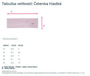 Čelenka modal Red compact - hladká Esito