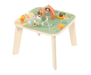 Stolík s aktivitami drevený Farmers Funday Tiny Love