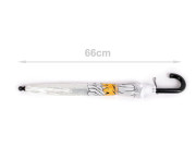 Dievčenské priehľadný dáždnik kvety