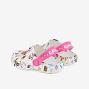 Detské clogsy nazúvaky Tlapková patrola Little Frog bielo/ruž. s amuletom Coqui