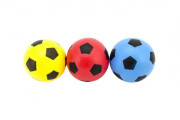 Loptička futbal guma 12cm mix farieb v sieťke