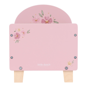 Postieľka pre bábiky drevená s perinkou Pink Little Dutch