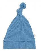 Rastúci rebrovaný overálok, čiapočka a topánočky Nature - jeans Baby Nellys