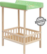 Prebaľovací pult Scarlett Spájka ECO Galaxy zelený