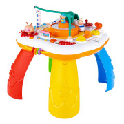 Hovoriaci a hrajúci interaktívny stolček New Baby s jazdiacim vláčikom CZ/SK