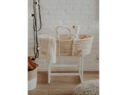 Mojžišov košík pre bábätko Corn Natural + matrac Basic Ahojbaby