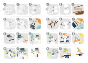 Kreatívna sada Okenný obrázok Snehuliak Haba