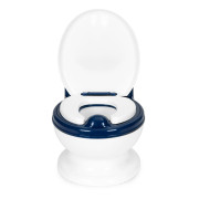 Detský nočník v tvare toalety s vyberateľnou nádobou a so štetkou