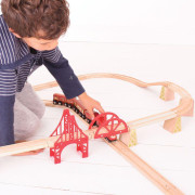Replika lokomotívy Duchess of Hamilton + 3 koľaje Bigjigs Rail