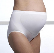 Nohavičky tehotenské podporné biele