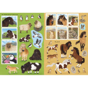 Svet zvierat v samolepkách Kone a poníky