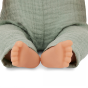 Bábika 35 cm v overale s čelenkou LullaBaby