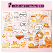 Kreatívna kniha Maľovanie vodovými farbami Dessert Princess Jarmelo