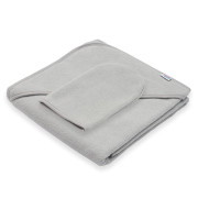 Detská froté osuška s kapucňou New Baby Basic 80 x 80 cm