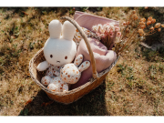 Zajačik Miffy plyšový Vintage 35 cm Kytičky