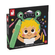 Colorino Farebné kriedy na chodník 6 farieb Janod