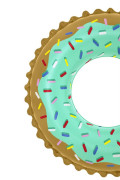 Nafukovací kruh Donut 91 cm