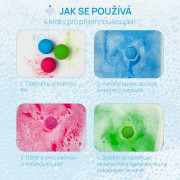 Šumivé kúpeľové bomby POP pre deti a teenagerov 3 ks Chicco