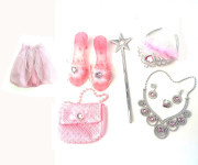 Set pre princeznú so sukienkou a papučky