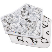 Detský podbradník-šatka Akuku 2 ks